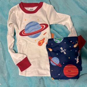 NWT Gymboree PJs with Space Theme